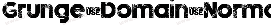 Grunge Domain Normal字体转换